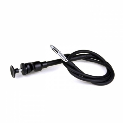 HP Gepe 20 in. Steel PVC Cable Release with Zeis rotating Tip Black